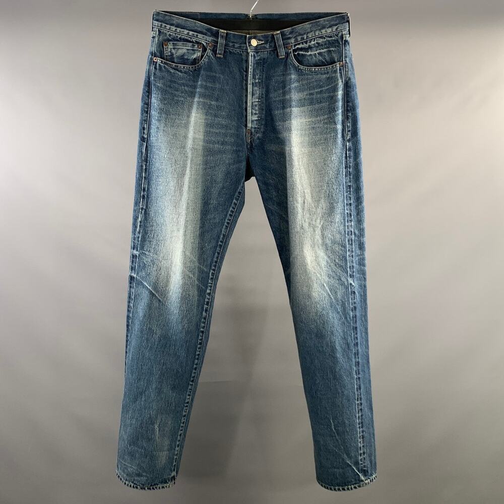 Y's by YOHJI YAMAMOTO Size 36 Blue Cotton Straight leg Jeans